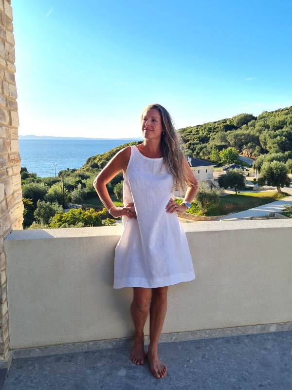 Poesy Patterns 1045: A-facon top og kjole - Billede 3