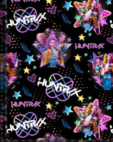 Bomuldsjersey med k-pop demon hunters