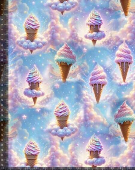 Bomuldsjersey med lækre isvafler