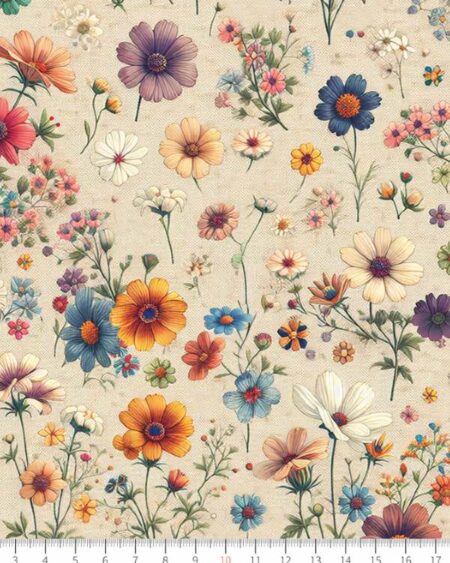 Bomuldsjersey med Nostalgi broderi