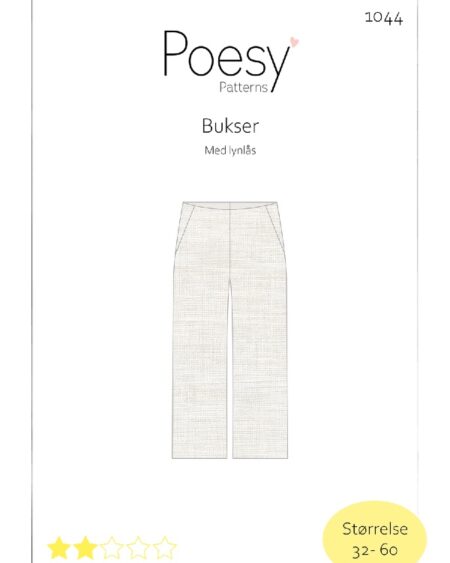 Bukser med lynlås 1044