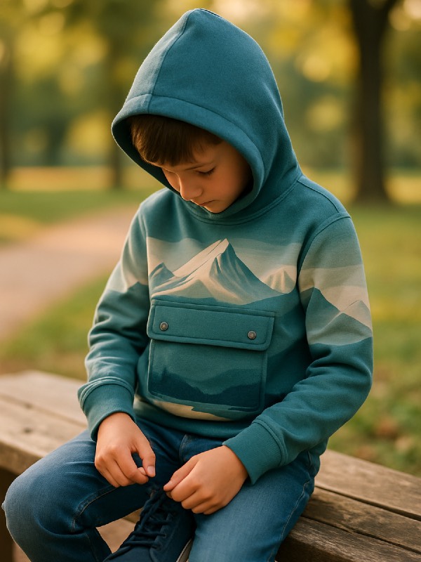 Poesy Patterns 130: Hættetrøje - Billede 4