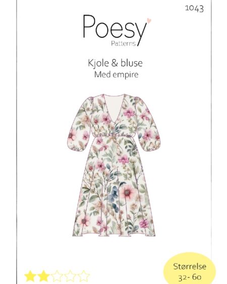 Kjole & bluse med empire 1043