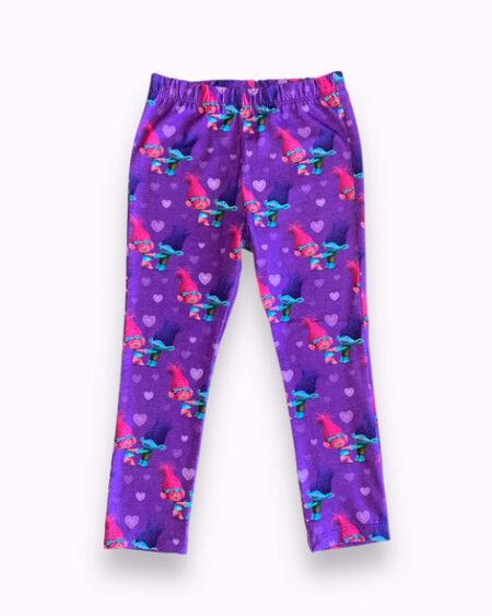 Leggings lilla Trolls str 104