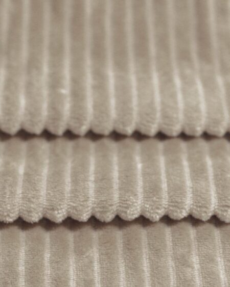 Minky Fleece striber dark beige