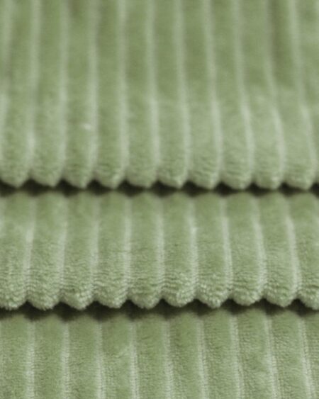 Minky Fleece striber oliven