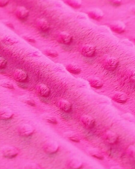 Minky fleece pink