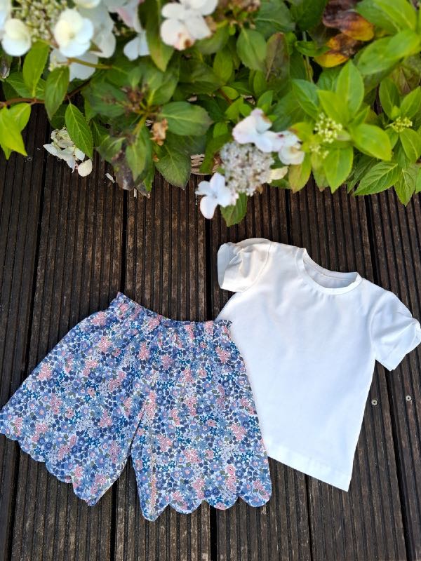 Poesy Patterns 126: Shorts med og uden lommer til piger - Billede 3