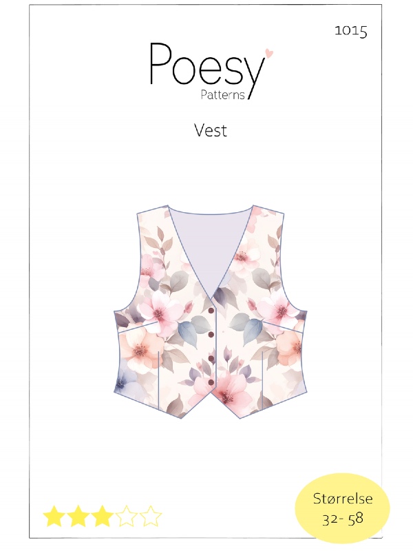 Poesy Patterns 1015: Vest