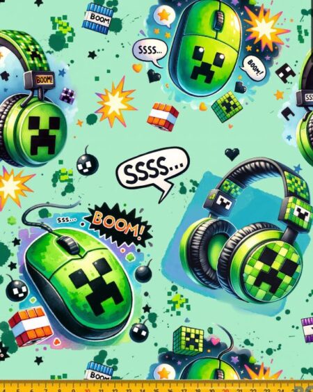 French Terry med Mine-gamer