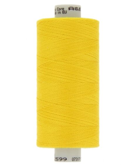 Rulle med gul sytråd
