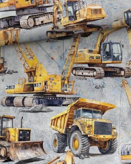 French Terry med Maskiner