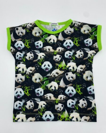 T-shirt med pandaer i str 98